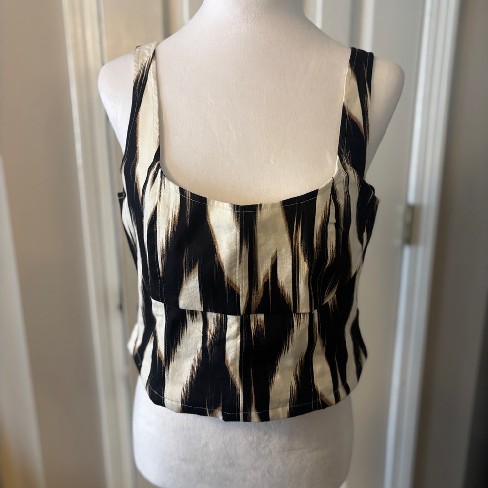 Banana Republic Corset Cropped Top size 10